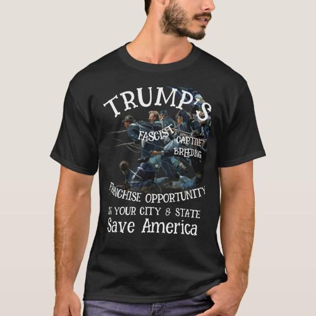 Trump Submissive Wives Breeding Program Begins T-Shirt (Front)