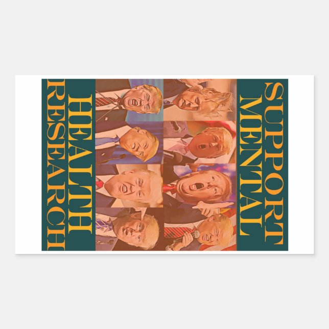 Trump--Support Mental Health Sticker (Front)