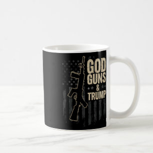 Trump Supporter God Guns And Trump Amendment Usa F Coffee Mug