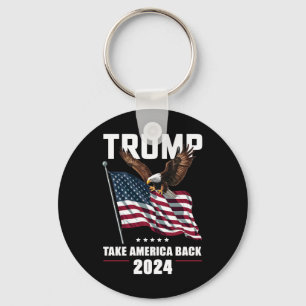 Trump Take America Back American Election 2024 Keychain