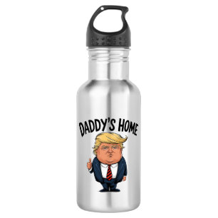 Trump Take America Back Daddy's Home  532 Ml Water Bottle