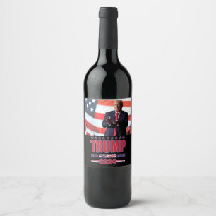 Trump Take America Back Wine Label