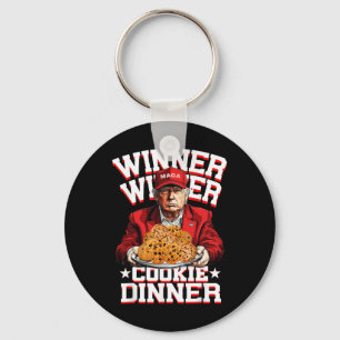 Trump Take America Byck Funny Winner Winner Cookie Keychain