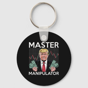 Trump Tariff Stock Market Crash  Keychain