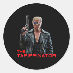 Trump Tariffinator Liberation Day Tariff Deal  Classic Round Sticker