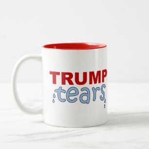Trump Tears Two-Tone Coffee Mug