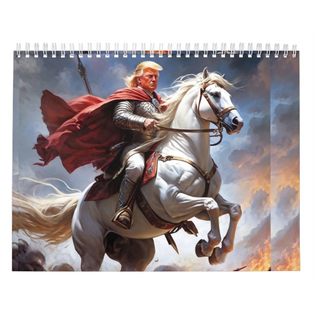 Trump the American Knight Calendar (Cover)