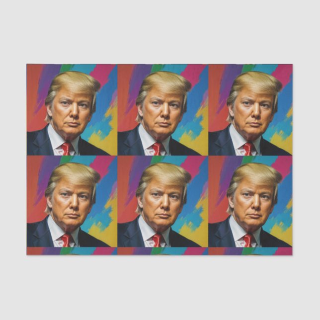 Trump the color tissue paper (Front)
