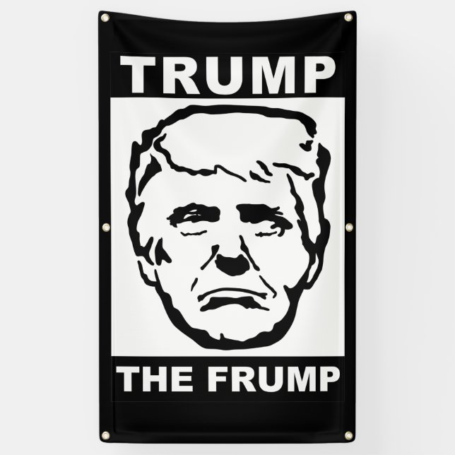 trump the frump banner (Vertical)