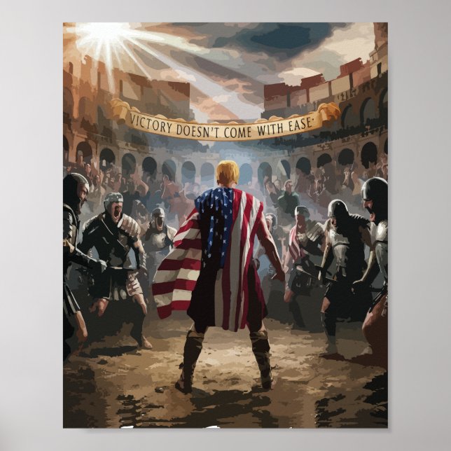 Trump the Gladiator Poster (Front)