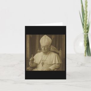 Trump The Pope  Card