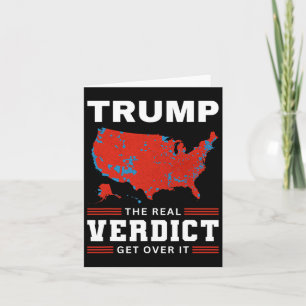 Trump The Real Verdict Christmas Happy New Year In Card