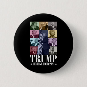 Trump The Revenge Tour 2024 Funny  2 Inch Round Button