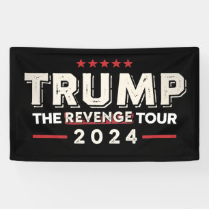 Trump The Revenge Tour 2024 Vintage Banner
