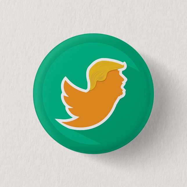 Trump: The Twit 1 Inch Round Button (Front)