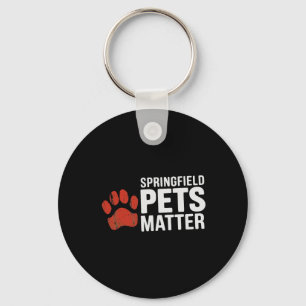 Trump They Are Eating The Dogs Cats Springfield Pe Keychain