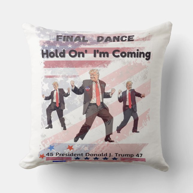 Trump Throw Pillow (Front)