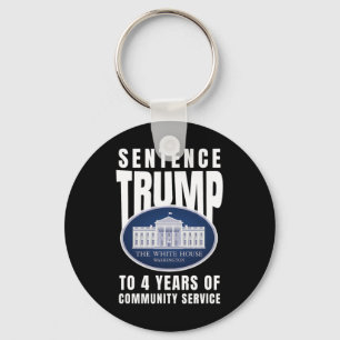 Trump To 4 Years Of Community Service 9 Keychain