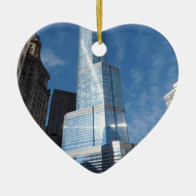 Trump Tower Ceramic Ornament (Front)