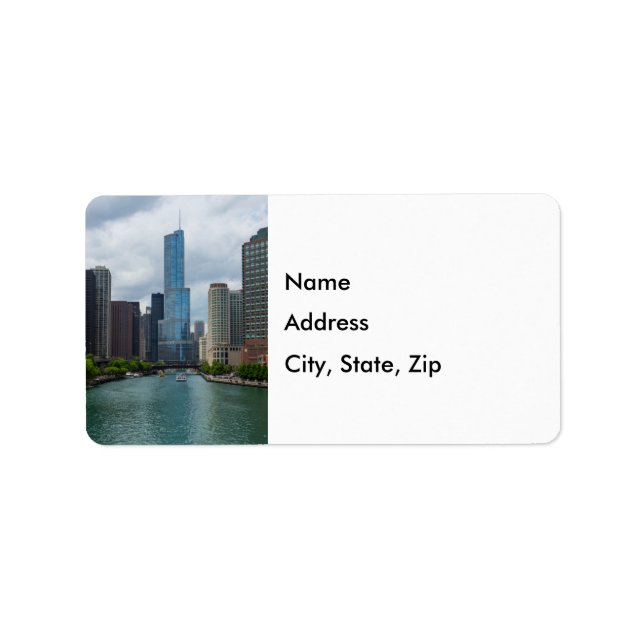 Trump Tower Chicago River Address Label (Front)