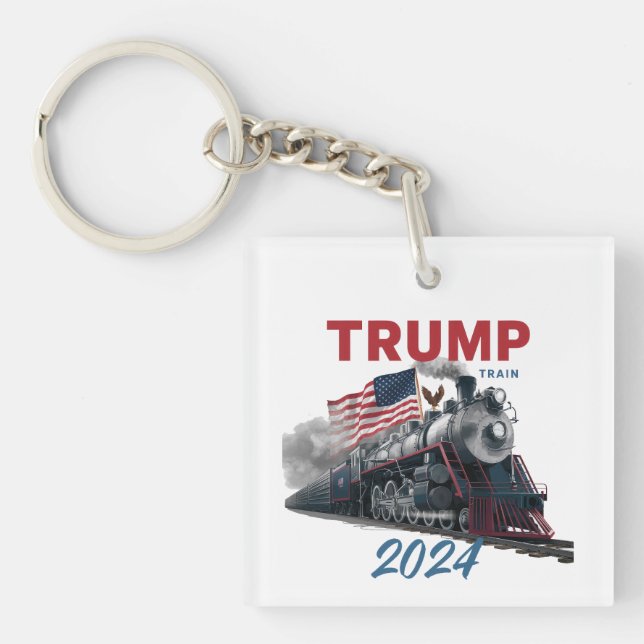 Trump Train 2024 Keychain (Front)