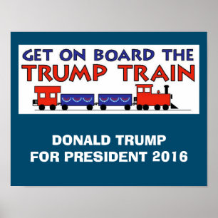 TRUMP TRAIN POSTER