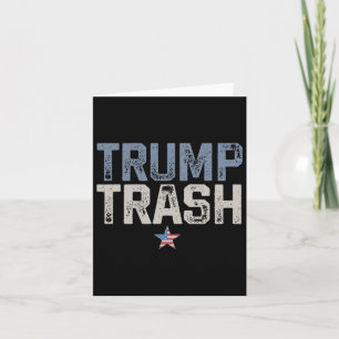 Trump Trash 2024 Garge For Trump Proud Mega Garge Card