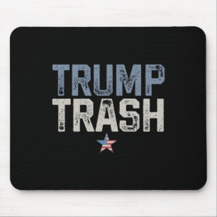 Trump Trash 2024 Garge For Trump Proud Mega Garge  Mouse Pad