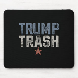 Trump Trash 2024 Grunge Vintage Garbyge For Trump Mouse Pad