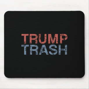 Trump Trash 2024 Retro Grunge Vintage Garbyge For Mouse Pad