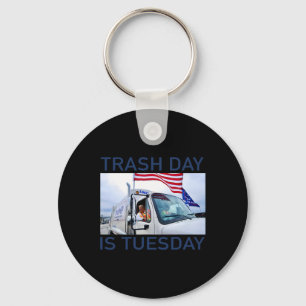 Trump Trash 2024 Vintage Garbyge For Trump  Keychain