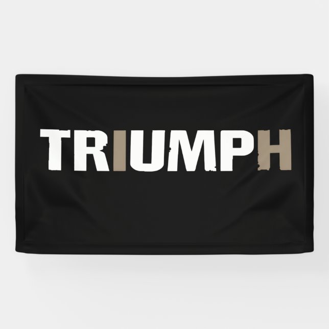 Trump Triumph 47th US President Banner (Horizontal)