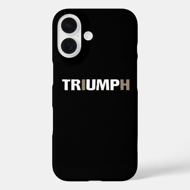 Trump Triumph 47th US President Case-Mate iPhone Case (Back)