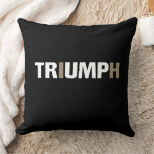 Trump Triumph 47th US President Throw Pillow