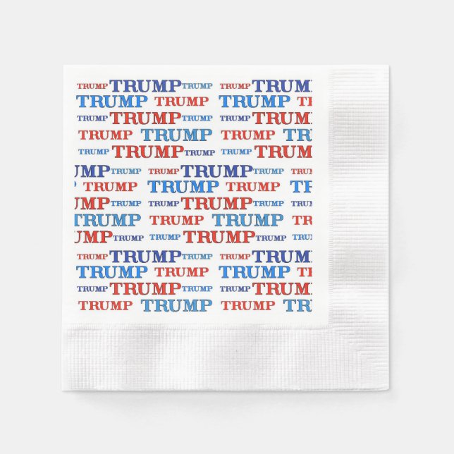Trump Trump Paper Napkins (Front)
