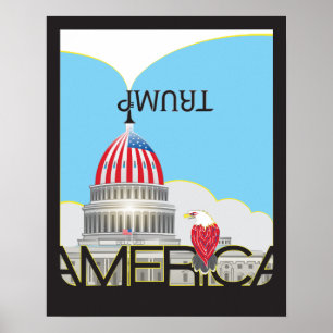 TRUMP Trumpet & Capitol Poster