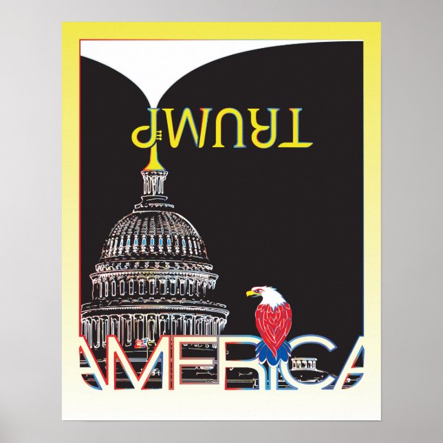 TRUMP Trumpet & Capitol Poster (Front)