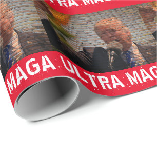 TRUMP ULTRA MAGA CHRISTMAS WRAPPING PAPER