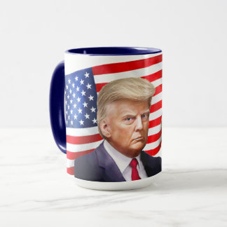 Trump Unofficial Mug Shot Flag Seeing Red in 2024