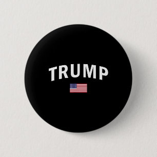 Trump Us President Sports Tee American 2024 Mega U 2 Inch Round Button