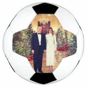 Trump US President White House Christmas  Soccer Ball