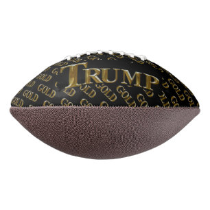 TRUMP USA GOLD FOOTBALL
