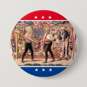 Trump v. Biden 3 Inch Round Button