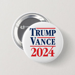Trump Vance 2024 2 Inch Round Button