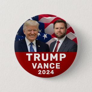 Trump Vance 2024  2 Inch Round Button