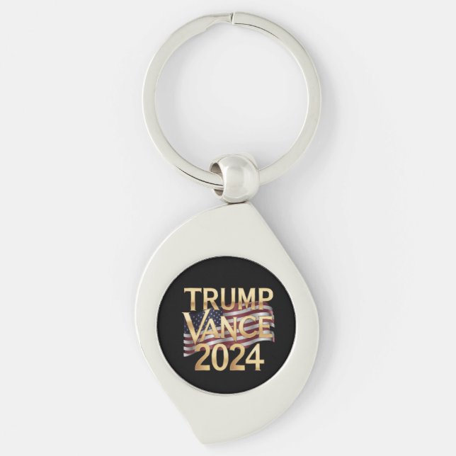 Trump Vance 2024: A Bold Vision for America Keychain (Front)