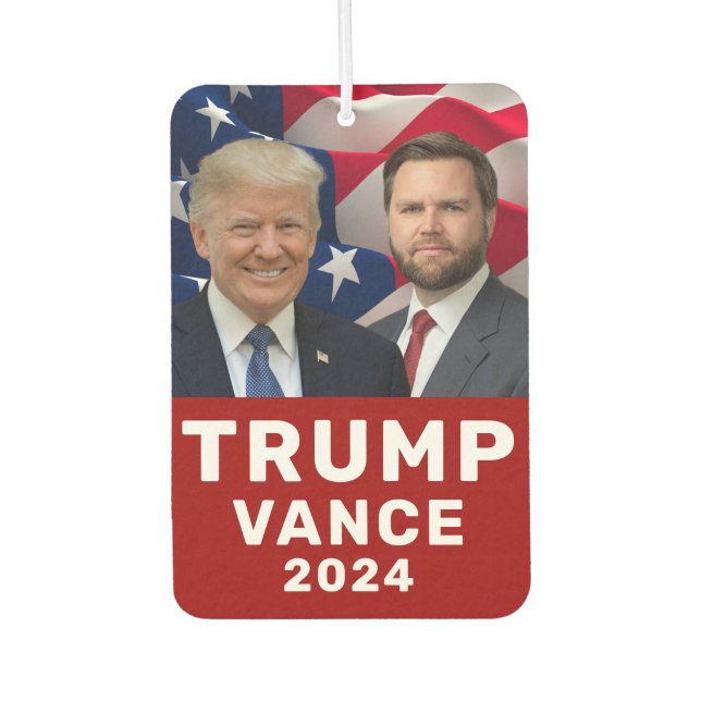 Trump Vance 2024  Air Freshener (Front)