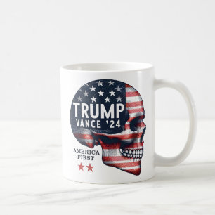 Trump Vance 2024 America First Coffee Mug