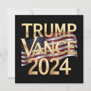 Trump Vance 2024 Conservative Values, Stickers Invitation