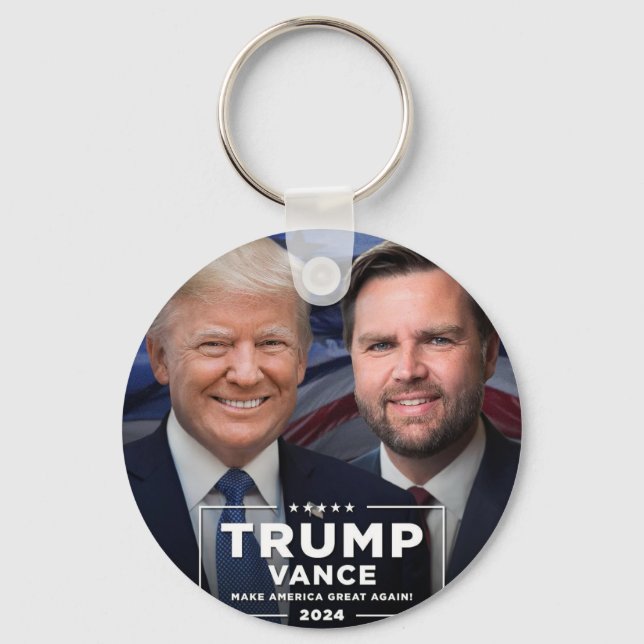 Trump/Vance 2024 Keychain (Front)